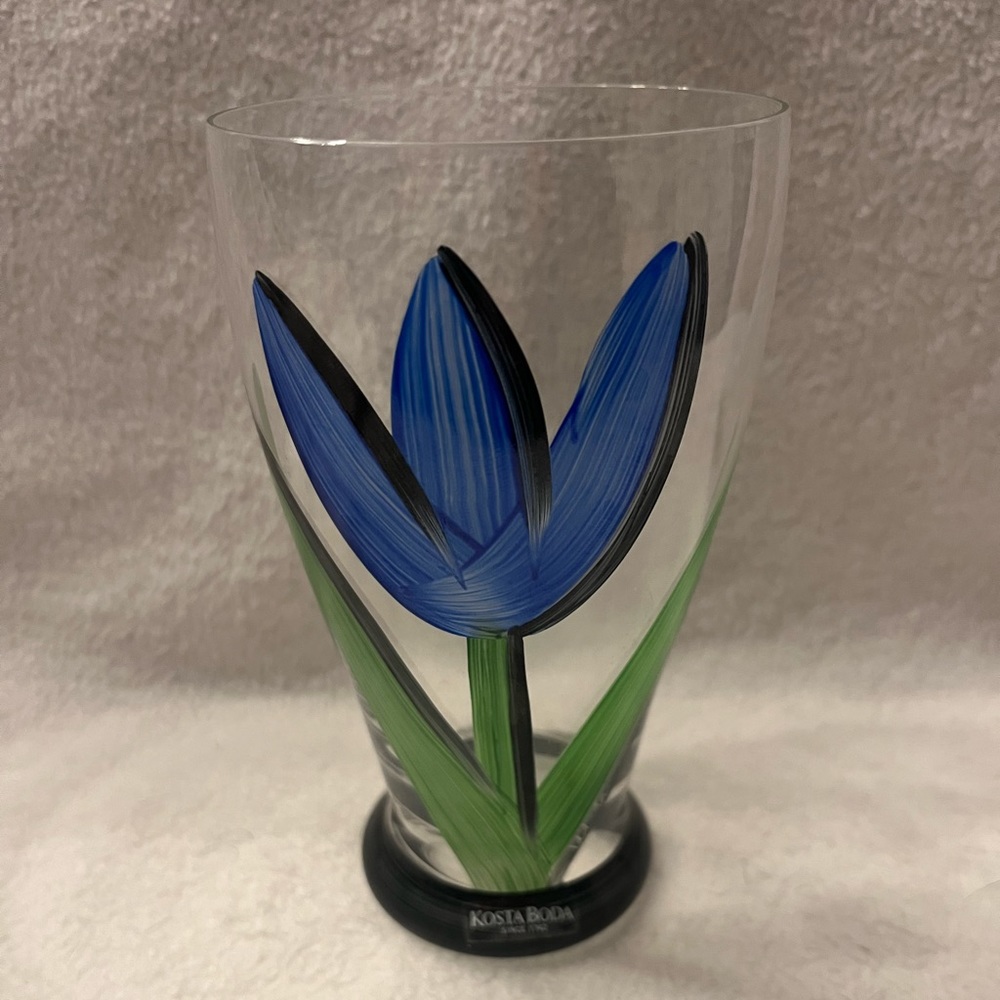 Kosta Boda Hand Painted Glass